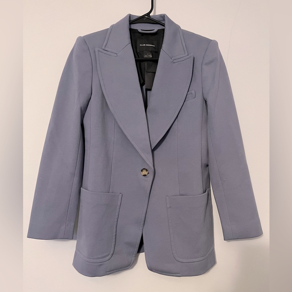 NWT! Club Monaco Peak Lapels Women Blazer Sz4